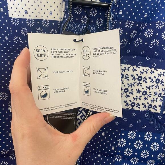 NWT Tommy Hilfiger womens patchwork primaloft  adaptive jacket puffer warm M - Picture 11 of 14